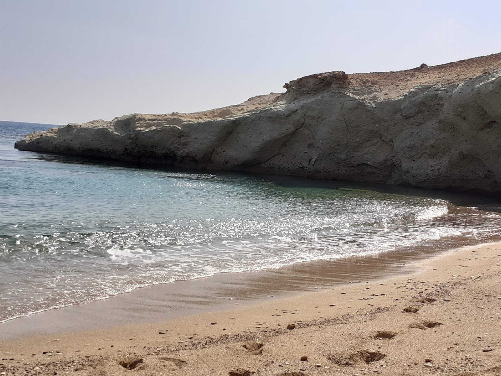 Foto van Pounta beach met direct strand