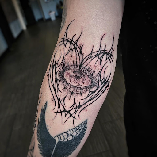 Explore tattoo shop decor ideas, creative tattoo ideas in Palm Harbor, available at Angry Owl Tattoo and Piercing