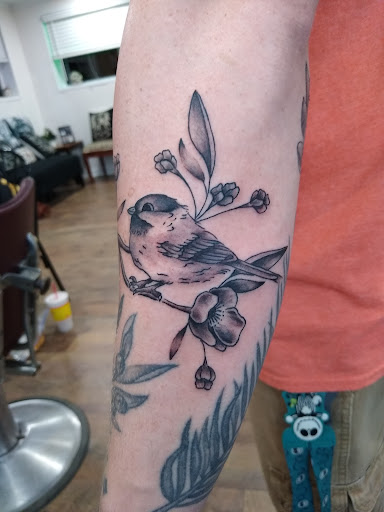 Find good leg tattoo ideas for your next unique tattoo in New Braunfels at To The Moon Tattoo Studio