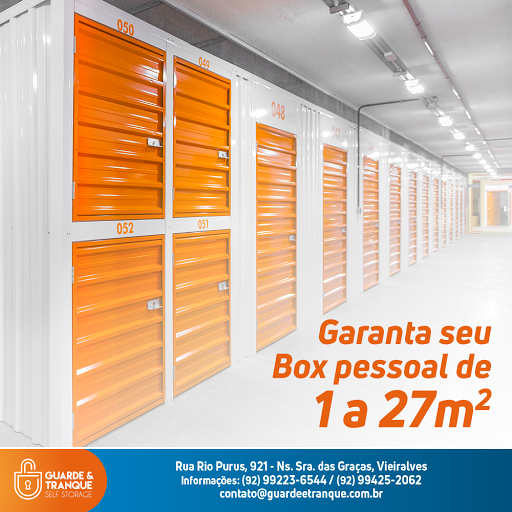 Guarde & Tranque Self Storage - Self Storage - Aluguel Espaço - Aluguel Box - Espaço Arquivo - Depósito - Guarda Móveis - Aluguel Temporário