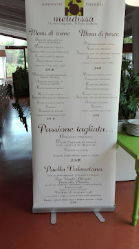 Pizzeria Melidissa à Torre di Mosto (la carte)