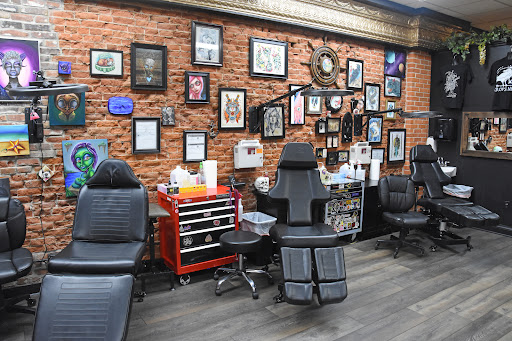 Explore shell tattoo ideas, creative tattoo ideas in Dubuque, available at The Crows Nest
