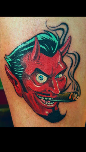 Explore male groin tattoo ideas, creative tattoo ideas in Clawson, available at Eternal Tattoos