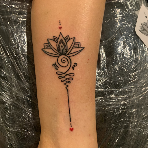 Explore gas mask tattoo ideas, creative tattoo ideas in Arlington Heights, available at Studio M Tattoos