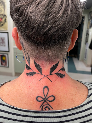 Explore simple sleeve tattoo ideas, creative tattoo ideas in Muncie, available at Fox & Sparrow Tattoo