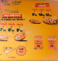 Menu / carte de Manhattan Pizza Belfort à Belfort