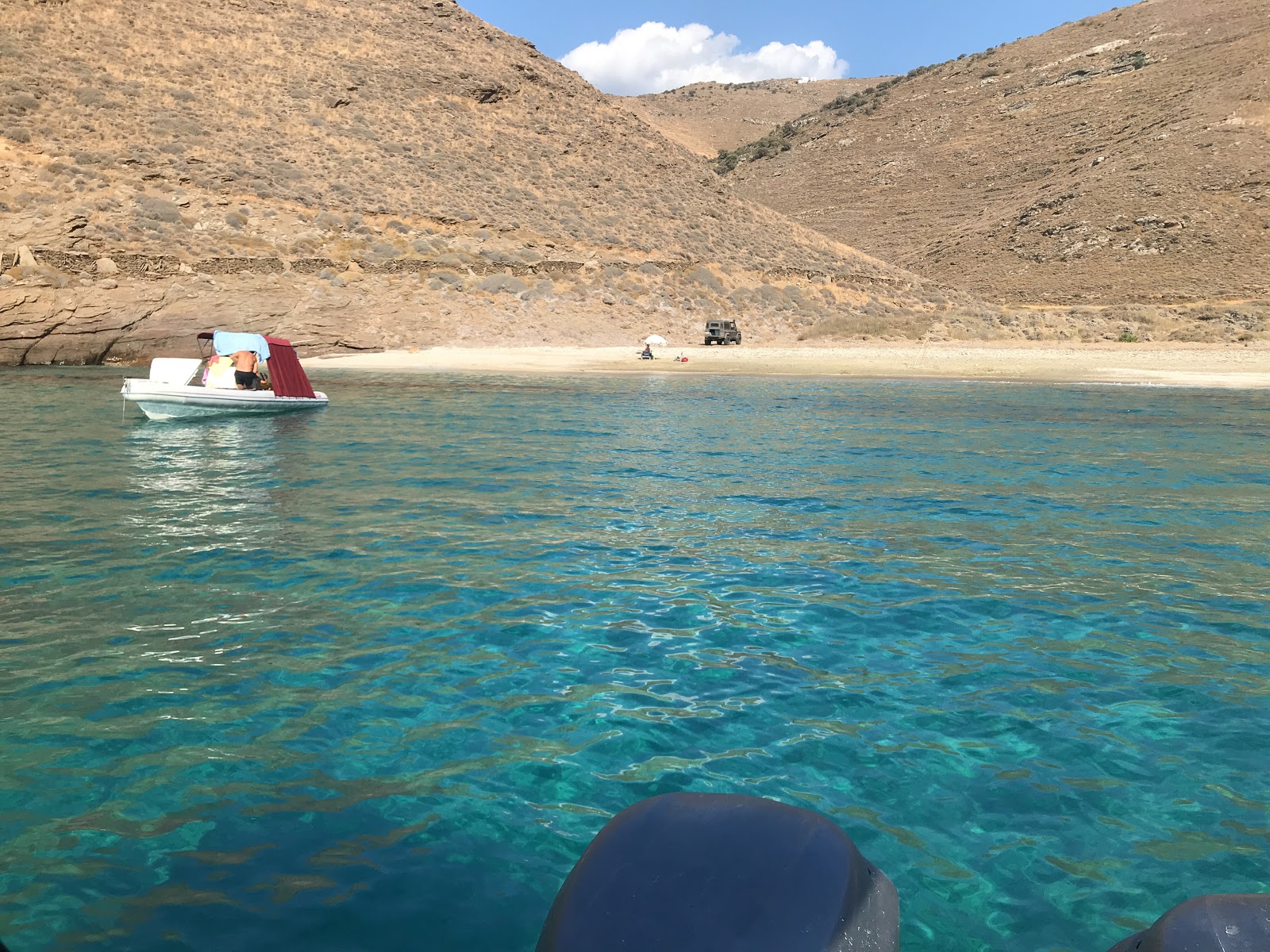 Foto van Kalamitsi met kleine baai