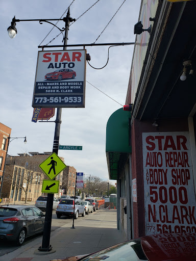 Auto Body Shop «Star Auto Repair And Body Shop», reviews and photos, 5000 N Clark St, Chicago, IL 60640, USA