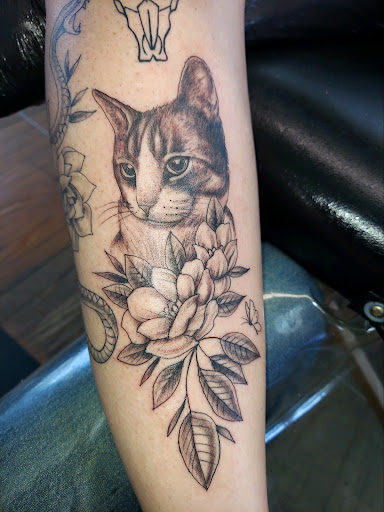 Explore line work tattoo ideas, creative tattoo ideas in Elizabeth City, available at OMara Tattoo