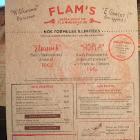 Flam's Lyon à Lyon menu