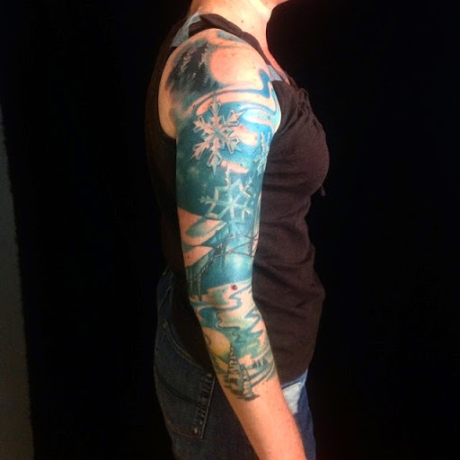 Explore tattoo on thigh ideas, creative tattoo ideas in Brainerd, available at One Life Tattoo Studio