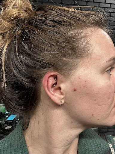 Explore badass female tattoo ideas, creative tattoo ideas in Parker, available at Ivy Noir Piercing & Jewelry