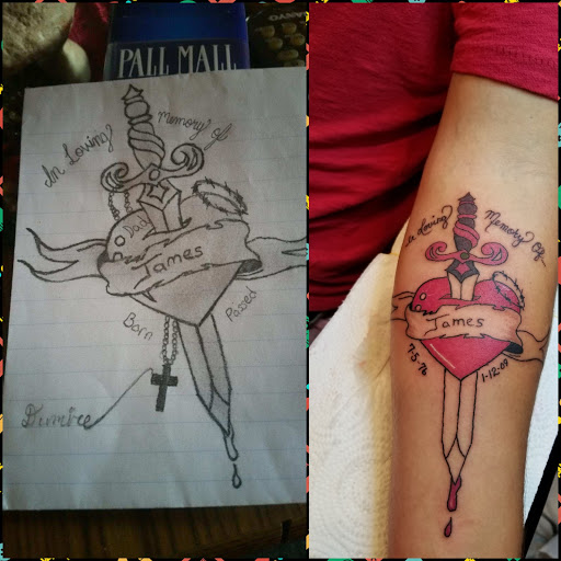 Explore emo anime tattoo ideas, creative tattoo ideas in Davis, available at SIX GUN SOUND TATTOO