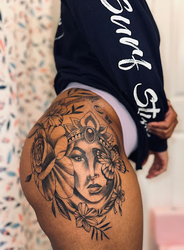 Explore space sleeve tattoo ideas, creative tattoo ideas in Somerset, available at Benny binnu tattoo