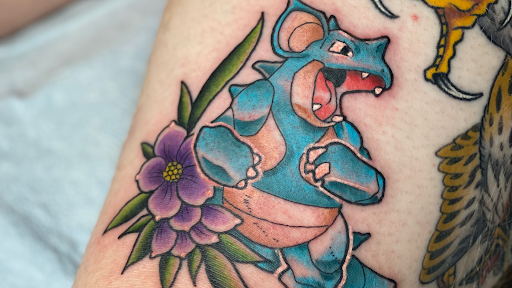 Explore nature tattoo ideas for men, creative tattoo ideas in Portland, available at Nice Time Tattoo LLC