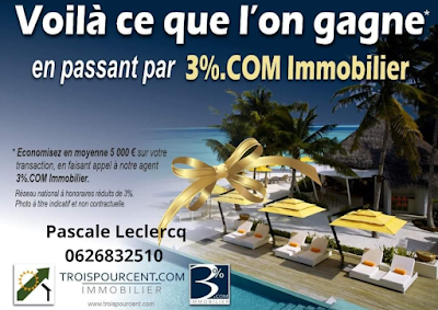 3%.COM immobilier Pascale Leclercq à Mons-en-Barœul