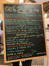 Restaurant La Limonaia à Rome - menu / carte