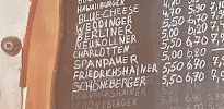 Kreuzburger à Berlin menu