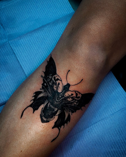 Explore cool texas tattoo ideas, creative tattoo ideas in North Tonawanda, available at Dark Side Ink Tattoo Studio