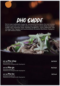 Choa Restaurant à Heidelberg menu