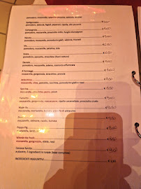Menu / carte de Pizzeria Gelateria Il Fumetto à La Spezia