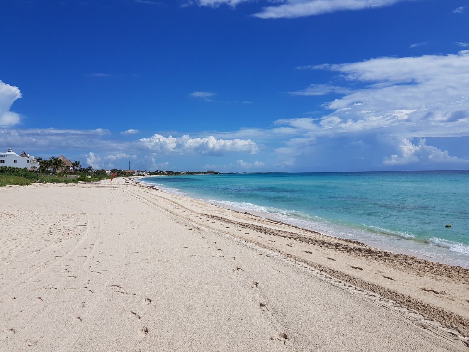 Foto af Playa del Secreto med lys fint sand overflade