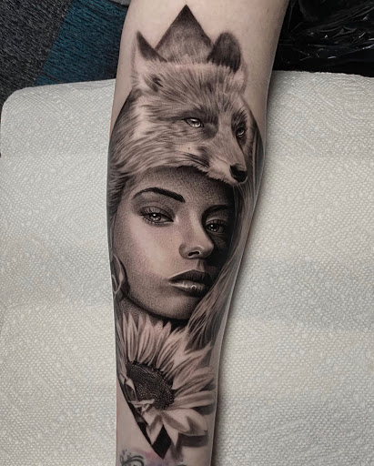 Explore running tattoos ideas, creative tattoo ideas in Hollywood, available at Sacred Eye Tattoos