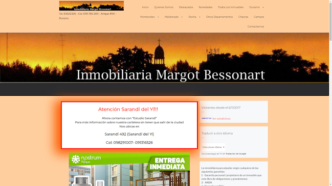Inmobiliaria Margot Bessonart - Durazno