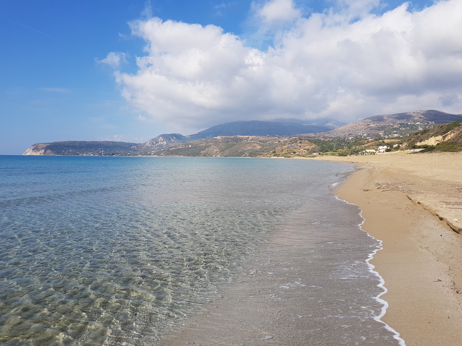 Paralia Kaminia'in fotoğrafı düz ve uzun ile birlikte