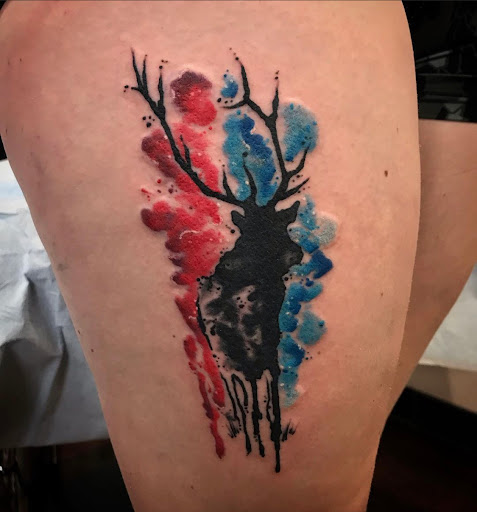 Explore fill in tattoo ideas for guys, creative tattoo ideas in Libertyville, available at Lucky Seven Tattoo