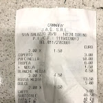 Photo n°1 de l'avis de Simone.c fait le 11/01/2019 à 03:47 sur le  Cammafà Pizzerie Torino-San Salvario à Turin