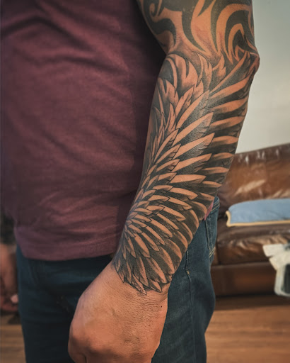 Explore boo tattoo ideas, creative tattoo ideas in Scarsdale, available at Damm Nice Tattoo & Body Art