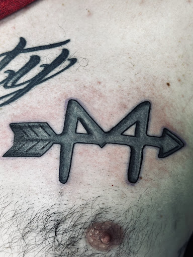 Explore world map tattoo ideas, creative tattoo ideas in Henderson, available at Poke Me Tattoo & Piercing