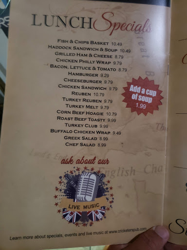 British Restaurant «Cricketers British Pub & Restaurant Dunedin», reviews and photos, 2634 Bayshore Blvd, Dunedin, FL 34698, USA
