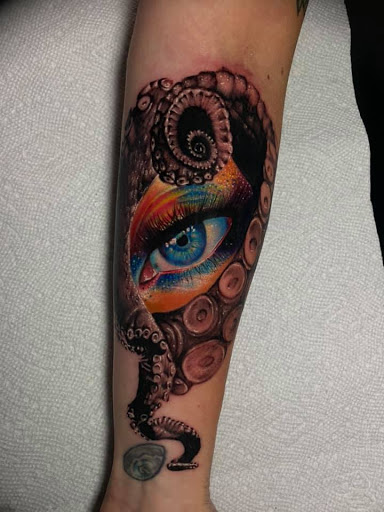 Explore trafalgar law tattoo ideas, creative tattoo ideas in Greenfield, available at Garden of Eden Tattoos