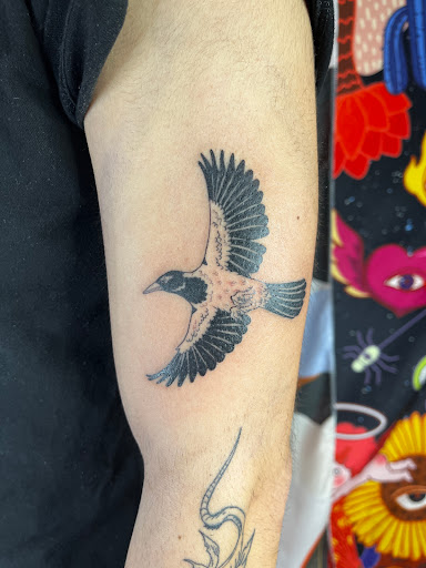 Explore samurai champloo tattoo ideas, creative tattoo ideas in Athens, available at Pink Goblin Tattoo & Piercing