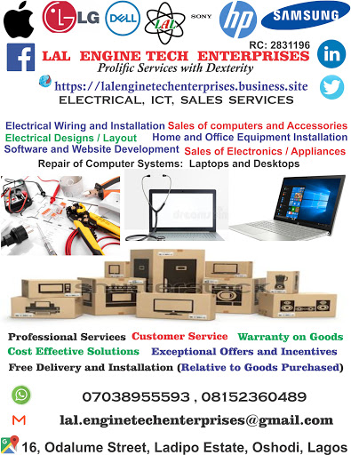 LAL Engine Tech Enterprises, 16 Odalume St, Ladipo Estate 100261, Lagos, Nigeria, Computer Store, state Ogun