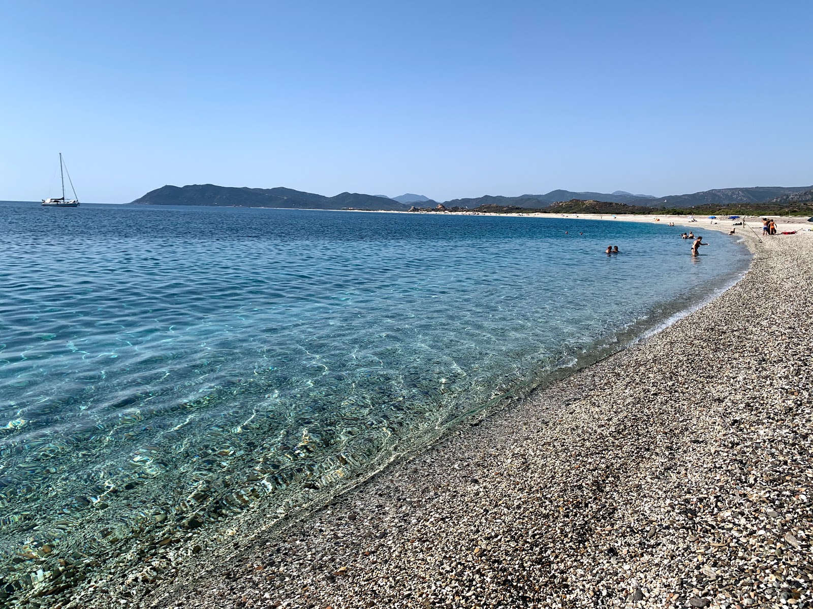 Zdjęcie Spiaggia di Murtas II z proste i długie