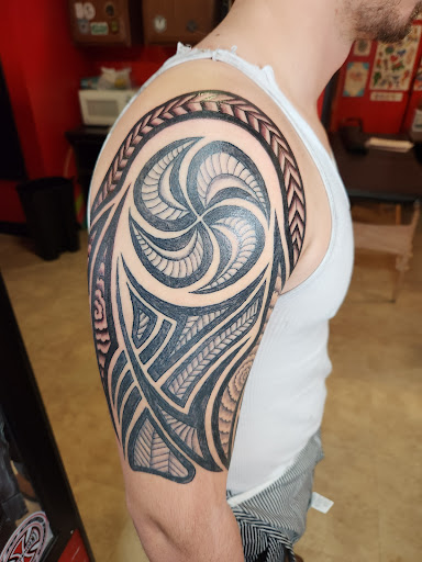 Explore barcode tattoo ideas, creative tattoo ideas in Spartanburg, available at Lucky Dice Tattoo Shop Spartanburg