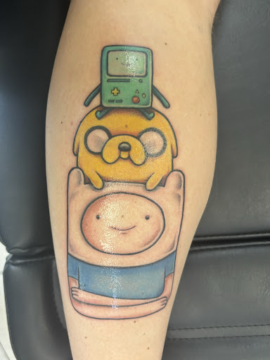 Explore japanese leg tattoo ideas, creative tattoo ideas in Sioux City, available at Inkspired Atelier