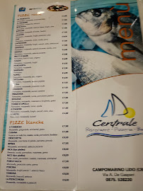 Menu / carte de Centrale à Campomarino