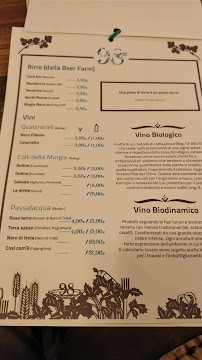 98rto Osteria Contemporanea à Bari carte