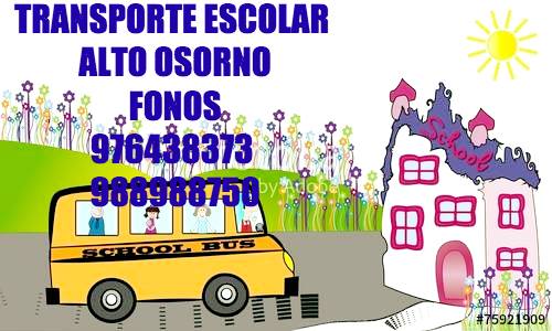 transporte escolar osorno - Osorno