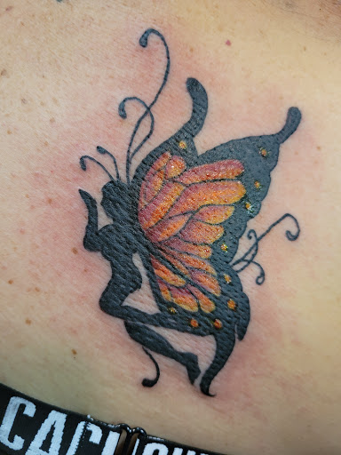 Explore chihuahua tattoo ideas, creative tattoo ideas in Las Vegas, available at Work of Art Tattoo and Piercing