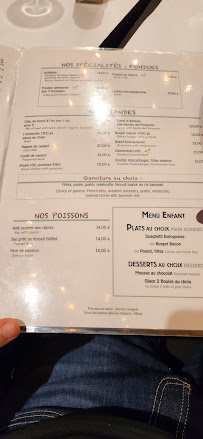 Le Jardin du Roy à Paris menu