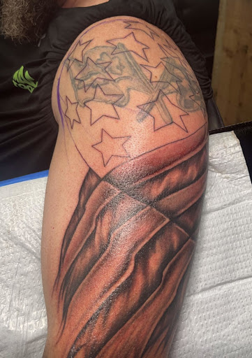 Explore lion family tattoo ideas, creative tattoo ideas in Cape Coral, available at UNRIVALED INK