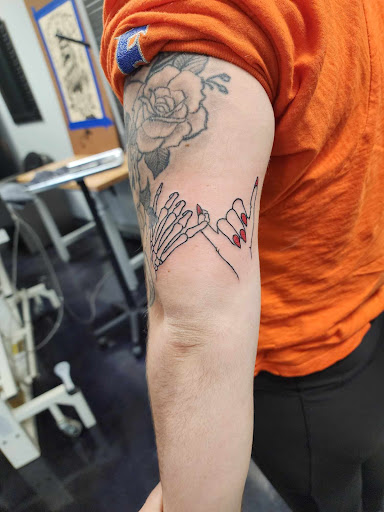 Explore small forget me not tattoo ideas, creative tattoo ideas in Ocala, available at City On The Hill Tattoo