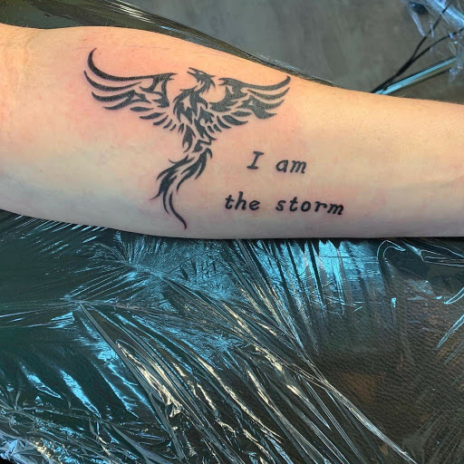 Explore anti government tattoo ideas, creative tattoo ideas in Lincoln City, available at Black N Blue Tattoo & Skate Shop