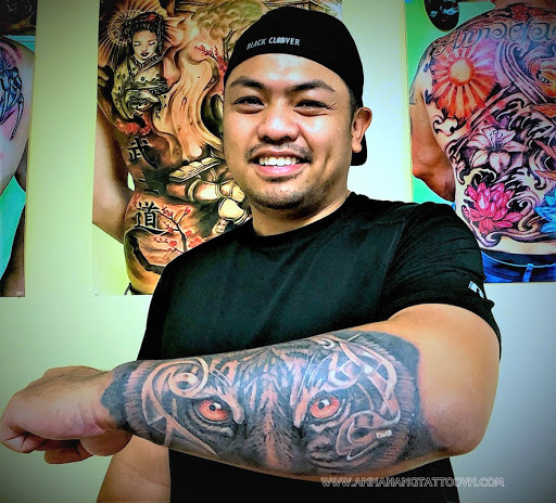 Explore tramp stamp tattoo cover up ideas, creative tattoo ideas in Garden Grove, available at Anna Hang Tattoo