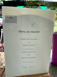 Le Caveau à Châtillon-en-Diois menu